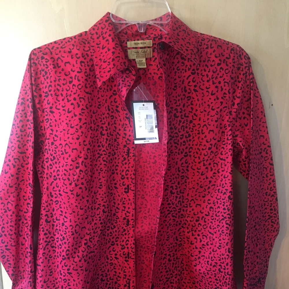 Red blouse